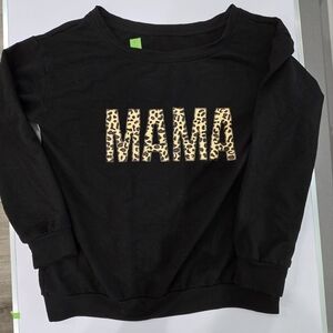 "Mama" black sweatshirt